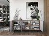 Komoda RTV ve stylu loft Dub Wotan Apollo 3D - Moderní - Náhled obrázku produktu 3