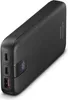 A black power bank with multiple ports and a digital display. Náhľad obrázku produktu