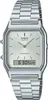 A close-up studio shot of a silver Casio watch. Produktbild-Vorschau