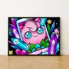 Quadro numerico con cornice Pokemon Jigglypuff 50x40cm Anteprima dell’immagine prodotto 4