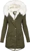 Winterjacke Damen Lang - Warmer Mantel mit Kapuze, Produktbild-Vorschau 1
