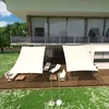 Sonnensegel 5x5m quadratisch Creme - luftdurchlässig - Produktbild-Vorschau 6