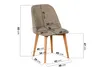 Esszimmer-Set 6x "Monti 3" Stühle + "Ikon 4" Tisch Produktbild-Vorschau 7
