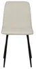 DELUKE® Stuhl LENZ Stoff - 88x45x53cm, creme, Metall Produktbild-Vorschau 2