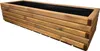 HolzGarden Pflanzkübel Holz Rechteckig 100x30x40 cm Produktbild-Vorschau 1