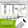 Juskys Lagerregal Basic 2er Set 180x90x40 cm - max. 1750 kg Produktbild-Vorschau 5