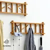 Garderobenständer, Wandhaken, Holz Wandgarderobe, Produktbild-Vorschau 2