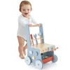 COSTWAY Lauflernwagen Holz, Baby Lauflernhilfe mit Produktbild-Vorschau 1