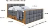 ALTDECOR Boxspringbett mit Matratze und Lattenrost, Topper, Produktbild-Vorschau 6
