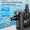 SunSun pompa basenowa 13000l/h 550W pompa basenowa pompa Podgląd zdjęcia produktu 14
