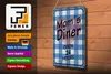 Blechschild Spruch 20x30cm Mom´s Diner open 24 hours Herz Produktbild-Vorschau 4