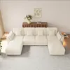 Merax Modulares U-/L Ecksofa, 6-Sitzer mit 2 Hockern, LED Produktbild-Vorschau 4
