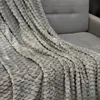 Decke Bett Sessel Dekoration Quadrat geprägt 160x200cm Produktbild-Vorschau 6
