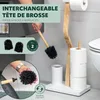 Ensemble de toilettes sur pied eluno 4 en 1, brosse de Voir les images du produit 5