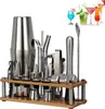 Cocktail Shaker Set 23-teilig, 750 ml Edelstahl Barset mit Produktbild-Vorschau 1