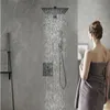 Unterputz Duschsystem mit 25*25cm Regendusche Handbrause Produktbild-Vorschau 3