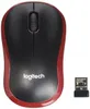 A Logitech M185 wireless mouse and its USB receiver are shown on a white background. Produktbild-Vorschau