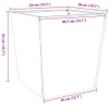 vidaXL Bac à plantes 2 pcs. 50x50x50 cm Acier galvanisé Voir les images du produit 7