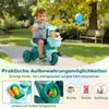 COSTWAY Dreirad Kinder, Kinderdreirad mit Klingel, Pedalen, Produktbild-Vorschau 4