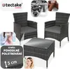 TecTake 402864, Šedá, 2 sedadlo/sedadel, Dospělí a děti, Náhled obrázku produktu 4
