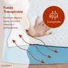 CASABEL Topper de espuma viscoelástica 7cm, 140x190cm, con Vista previa de la imagen del producto 5