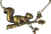 Eichhörnchen Kette Miniblings Halskette 50cm Grauhörnchen Produktbild-Vorschau 2