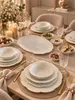 Bricard Bernis Service de table 25 pièces Blanc Porcelaine Voir les images du produit 7