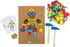 Small Foot 3944 Hämmerchen-Spiel, bunt, 229-teilig (1 Set) Anteprima dell’immagine prodotto 3