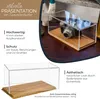 HMF Acryl-Vitrine mit Eichenholz Glasklar 4 mm 29,2 x 14,2 Produktbild-Vorschau 2