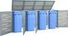 vidaXL Mülltonnenbox für 4 Tonnen 276,5x77,5x115 cm Produktbild-Vorschau 2