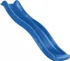 A blue plastic slide for a playground. Produktbild-Vorschau