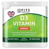 Vitamina D3 4000 UI, 90 capsule molli Anteprima dell’immagine prodotto 1