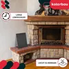 KOTARBAU® Liatinový krbový rošt 38 x 26 cm Rošty do kachlí Náhľad obrázku produktu 4