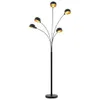 Lampa Stojąca, 200 Cm, 5 X E14, Czarno-Złota Podgląd zdjęcia produktu 2