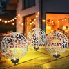 LED Solar-Steckleuchte, Lichteffekt, antik silber, H 41 cm Produktbild-Vorschau 3