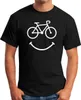 Fahrrad Herren T-Shirt Smile Happy Bike Radfahren Fun-Shirt Produktbild-Vorschau 2