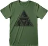 HEROES INC EUROPE B.V. T-Shirt Herren Triforce dunkelgrün L Produktbild-Vorschau 1