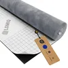 LOMIQ Mikrofaserstoff Selbstklebend, 150x150cm, Grau, Produktbild-Vorschau 1