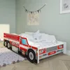 Dětská postel auto Postel pro mládež 80x160 | hasičské auto Náhled obrázku produktu 3