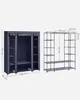SONGMICS Kleiderschrank, Faltschrank mit Kleiderstange, 12 Produktbild-Vorschau 2
