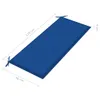 vidaXL Banc de jardin pliable avec support 118 cm bambou Voir les images du produit 10