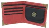 An open wallet with card slots and a coin pocket. Produktbild-Vorschau