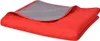 Zweiseitige Tagesdecke Gesteppt Rot und Grau 170x210 cm Produktbild-Vorschau 1
