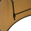 Baumwolllampenschirm schwarz 45/50/28 mit goldener Produktbild-Vorschau 2
