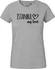 Huuraa Damen T-Shirt Istanbul my love L Sport Grey Bio Produktbild-Vorschau 2