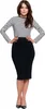 Gonna - Gonna da donna taglia 2XL/3XL - Gonna midi nera - Anteprima dell’immagine prodotto 7
