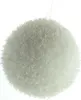 Bruchfeste Weihnachtskugel Weiß mit Glitzer Ø 8 cm - Produktbild-Vorschau 1