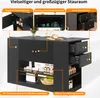 okwish  Sideboard,Kücheninsel, Küchenschrank,mit Schubladen Produktbild-Vorschau 3