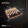 Ruhhy šachová sada - dřevěné šachové figurky a šachovnice Náhled obrázku produktu 2