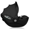 A black baby car seat is shown from a side-angle on a white background. Produktbild-Vorschau
